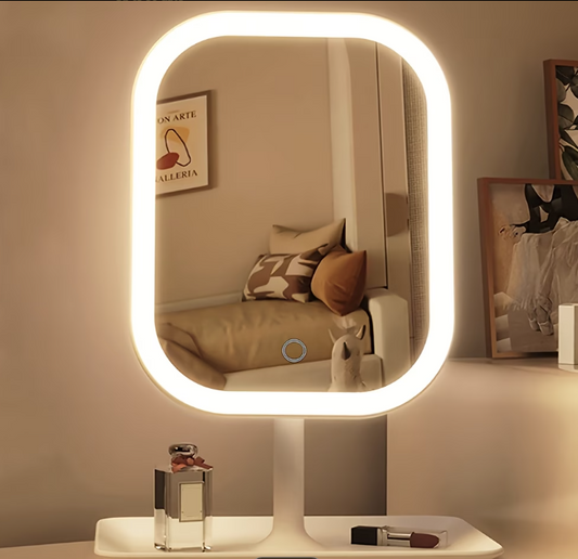Studio Glow Vanity Mirror – 3-Mode Touch LED Light