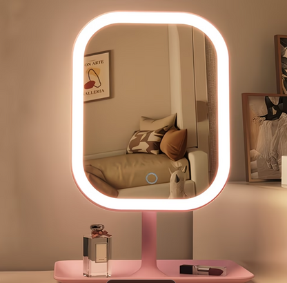 Studio Glow Vanity Mirror – 3-Mode Touch LED Light