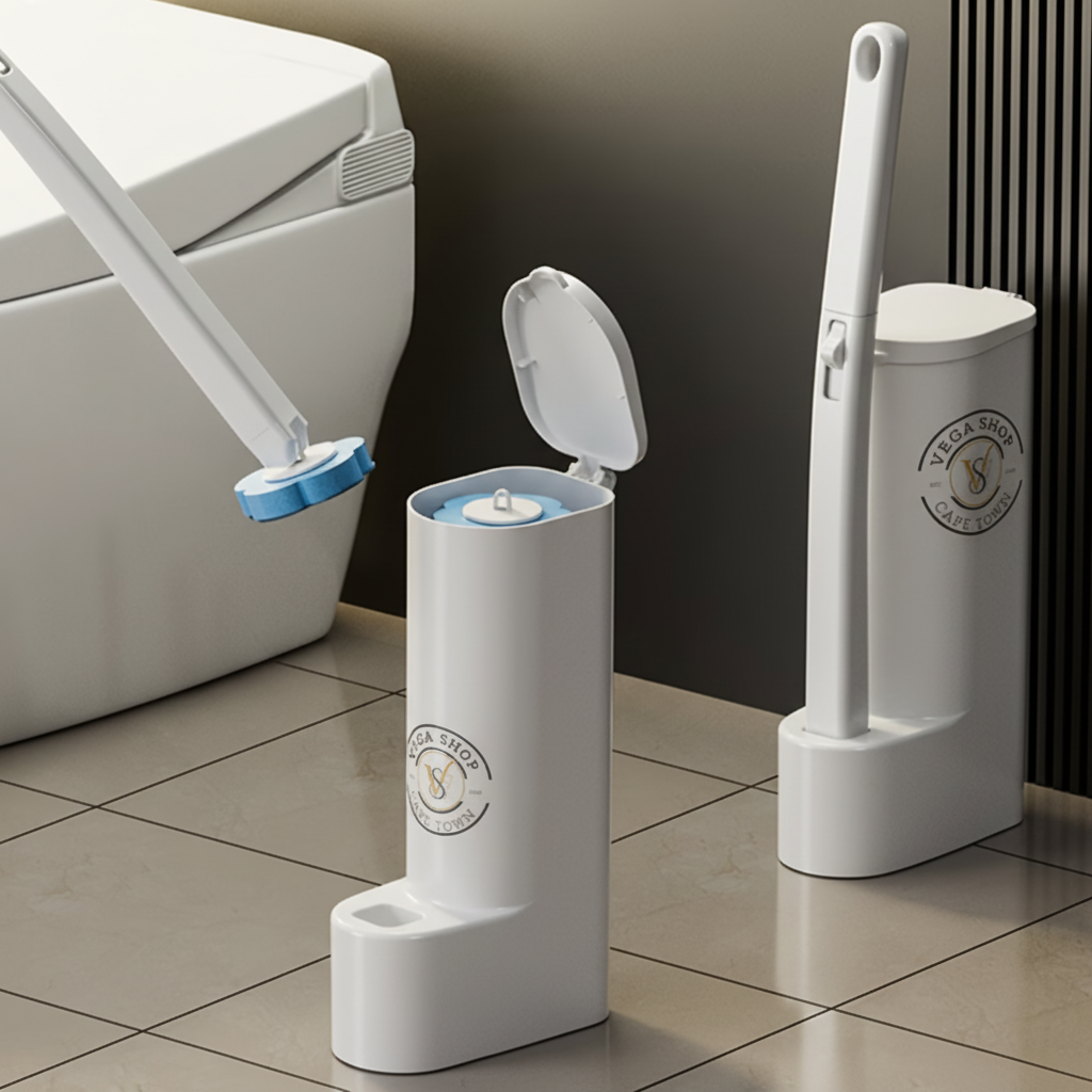Toilet Brush - Premium Stickers on Both Holders